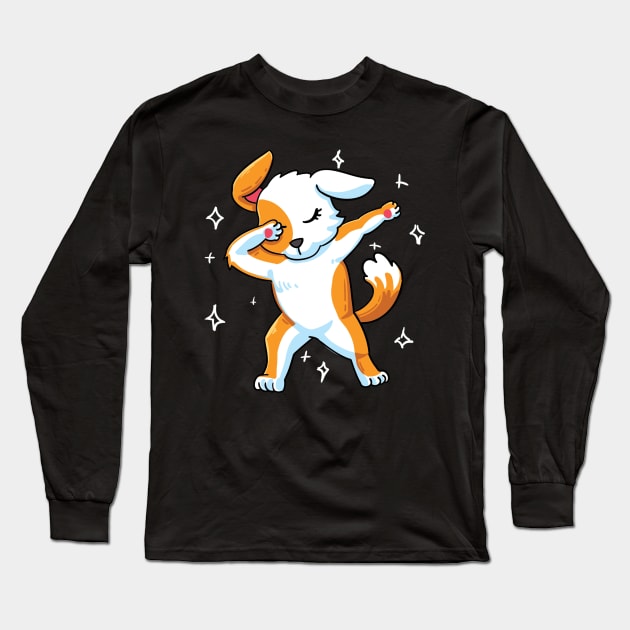 Doggy dabb pose Long Sleeve T-Shirt by Candy Store